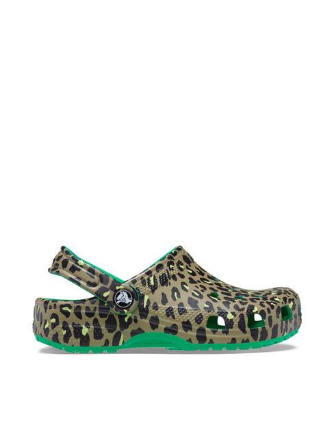 CROCS CLASSIC FAR OUT Sabot grassgreen - Scarpe Bambino