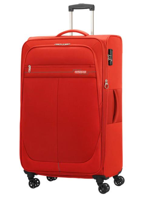 AMERICAN TOURISTER DEEP DIVE Trolley grande espandibile red/grey - Trolley Semirigidi