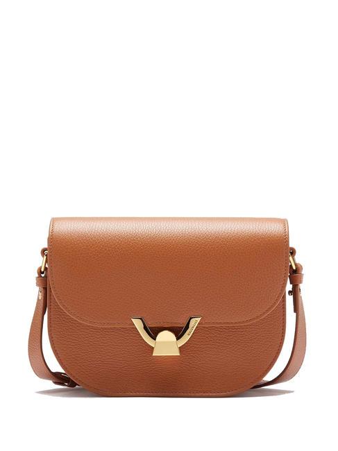 COCCINELLE DEW Borsa a tracolla in pelle martellata CUIR - Borse Donna