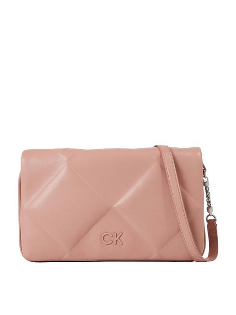 CALVIN KLEIN RE-LOCK QUILT Borsa a tracolla ash rose - Borse Donna