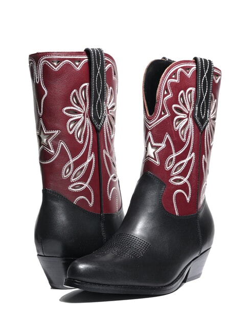 GUESS GINNIE Stivaletti texani NERO - Scarpe Donna