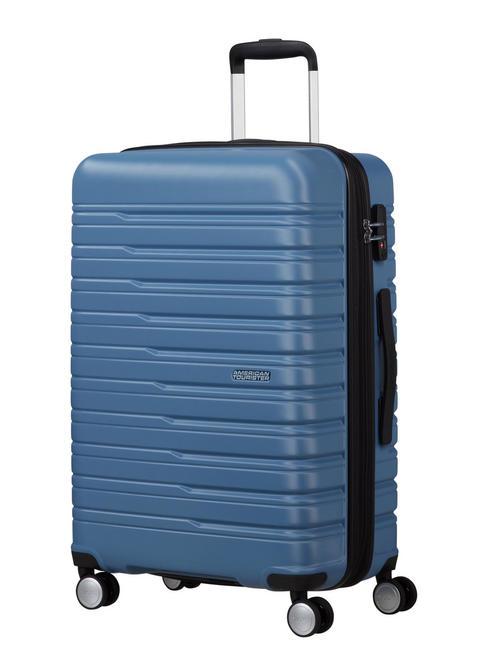 AMERICAN TOURISTER FLASHLINE Trolley grande espandibile coronet blue - Trolley Rigidi