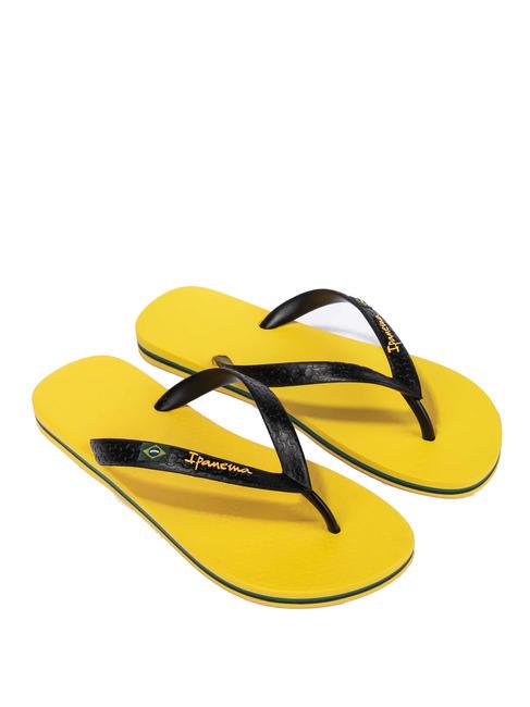IPANEMA CLAS BRASIL II AD  Infradito yellow/black - Scarpe Uomo
