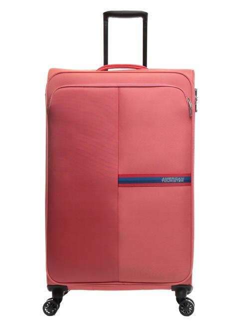 AMERICAN TOURISTER BRIGHT LIFE Trolley misura extra grande sun kissed coral - Trolley Semirigidi