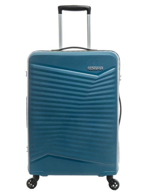 AMERICAN TOURISTER JETDRIVER 2.0 Trolley misura media teal blue - Trolley Rigidi