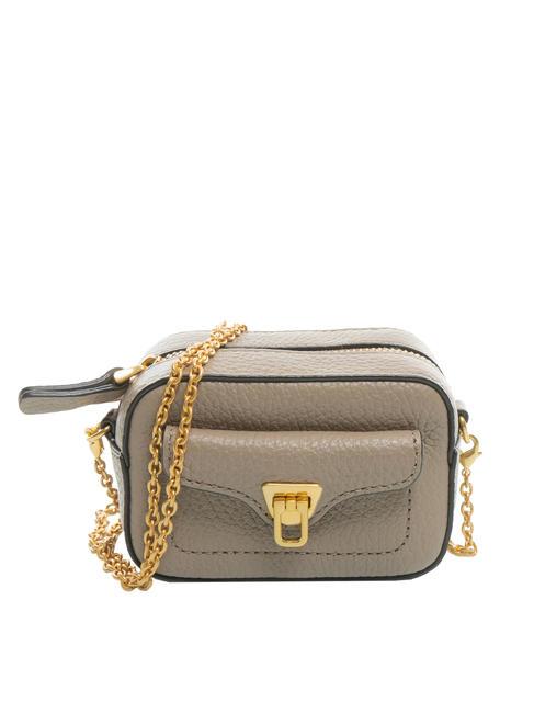 COCCINELLE BEAT SOFT Pochette / Portamonete in pelle warm taupe - Portafogli Donna