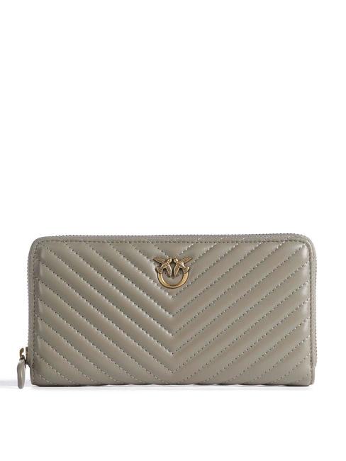PINKO RYDER Portafoglio in pelle noce-antique gold - Portafogli Donna