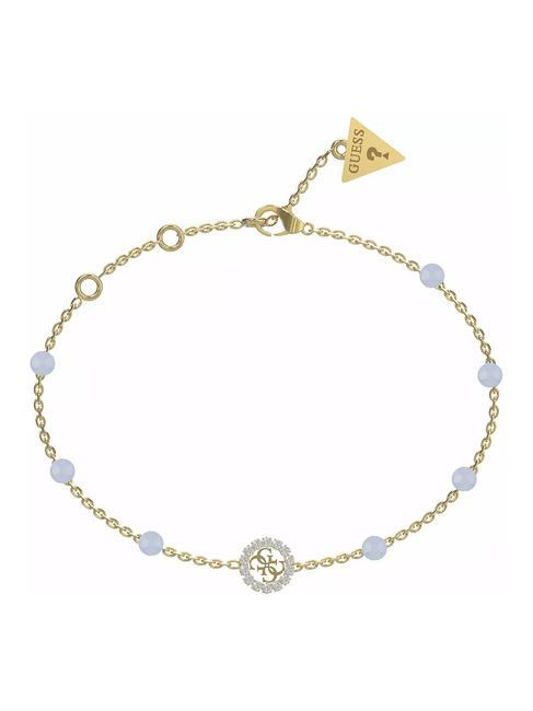 GUESS NATURAL STONES Bracciale ylw gold/aquamarine - Bracciali Donna