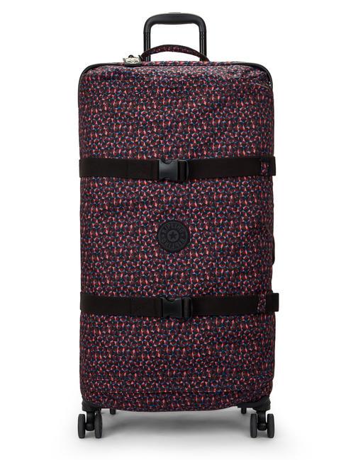 KIPLING SPONTANEUS Trolley medio happy squares - Trolley Semirigidi