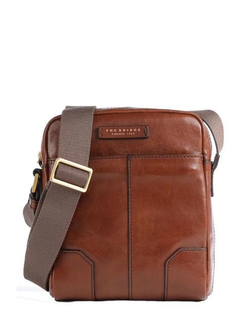 THE BRIDGE VESPUCCI  Borsello in pelle MARRONE - Tracolle Uomo