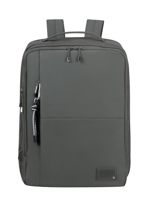 SAMSONITE WANDER LAST Zaino porta pc 14.1" gunmetal green - Borse Donna