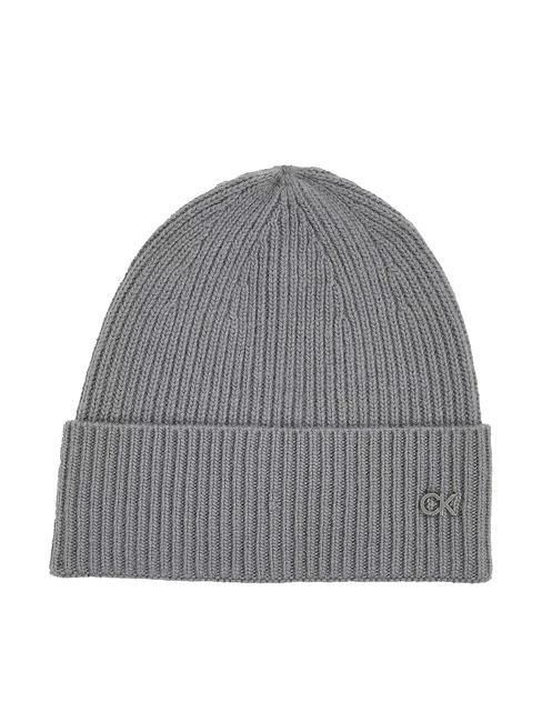 CALVIN KLEIN RE-LOCK Berretto mid grey heather - Cappelli