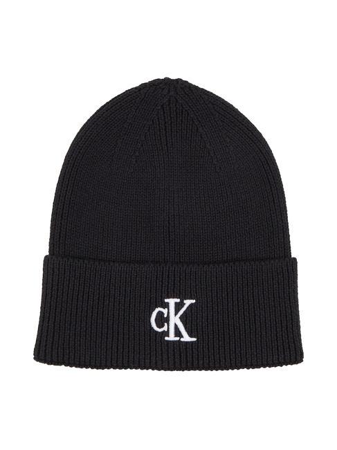 CALVIN KLEIN CK JEANS ARCHIVE LOGO Berretto black - Cappelli