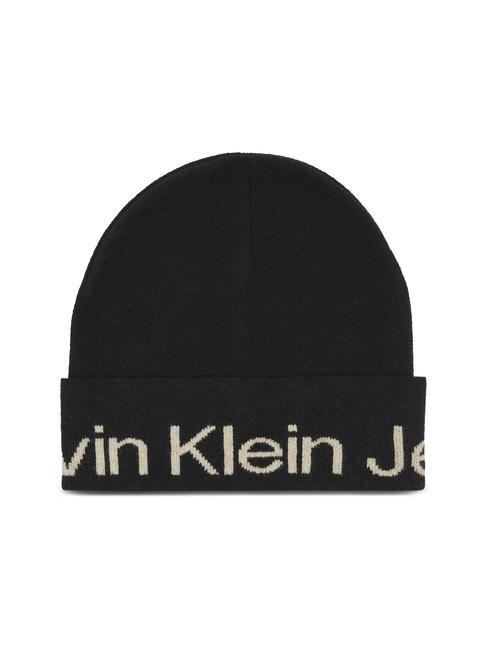 CALVIN KLEIN CK JEANS Berretto misto lana black - Cappelli