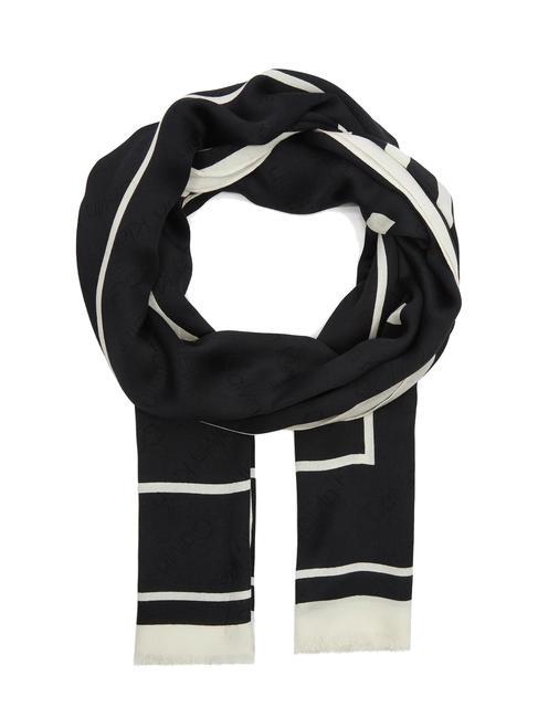 CALVIN KLEIN LOGO JQ PRINT Sciarpa ck black/ white - Sciarpe