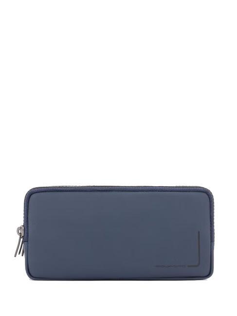 PIQUADRO PQJ  Astuccio in pelle blu - Astucci e Accessori
