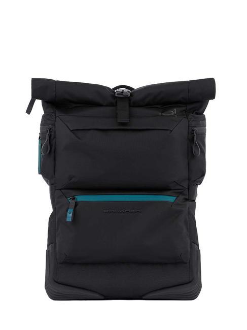 PIQUADRO CORNER 2.0 Zaino porta PC 15,6", con cover antipioggia Nero - Zaini da lavoro porta PC