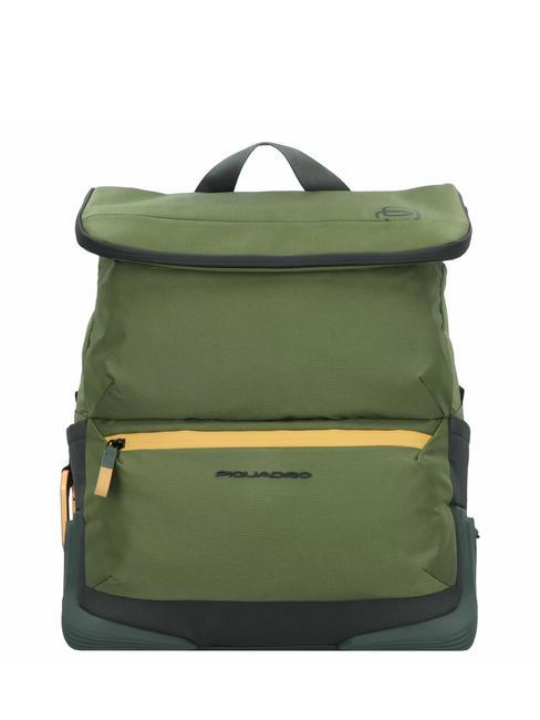PIQUADRO CORNER Zaino porta PC 15,6" VERDE - Zaini da lavoro porta PC