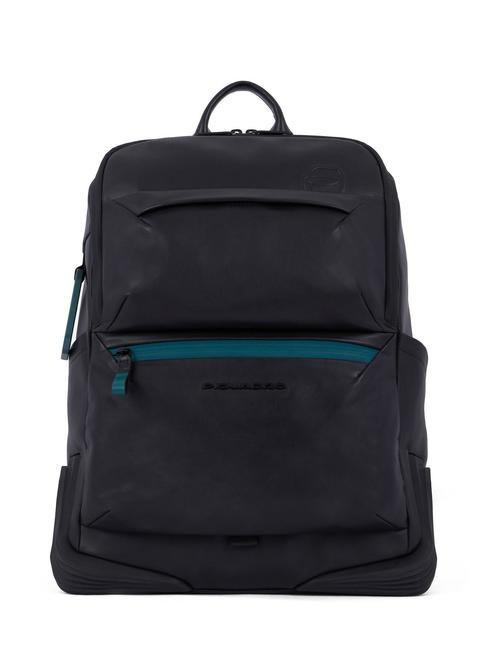 PIQUADRO CORNER 2.0 SPECIALE Zaino porta PC 14", in pelle Nero - Zaini da lavoro porta PC