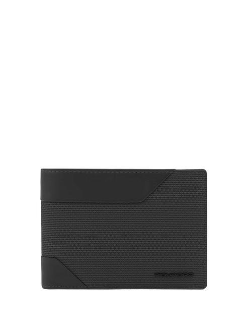 PIQUADRO GIO Portafoglio con flap Nero - Portafogli Uomo