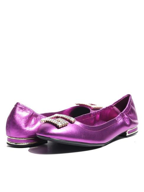 GUESS MICKLE Ballerine in pelle fuxia - Scarpe Donna