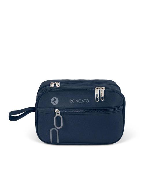 R RONCATO ONE WAY Beauty con polsierina blu navy - Beauty Case