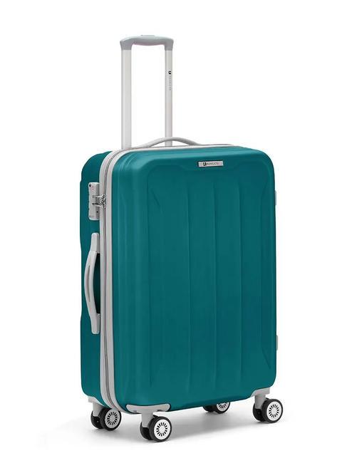 R RONCATO FLIGHT Trolley misura grande azzurro - Trolley Rigidi