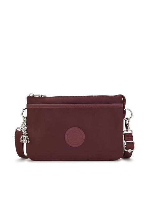 KIPLING RIRI  Pochette con tracolla deep aubergine - Borse Donna