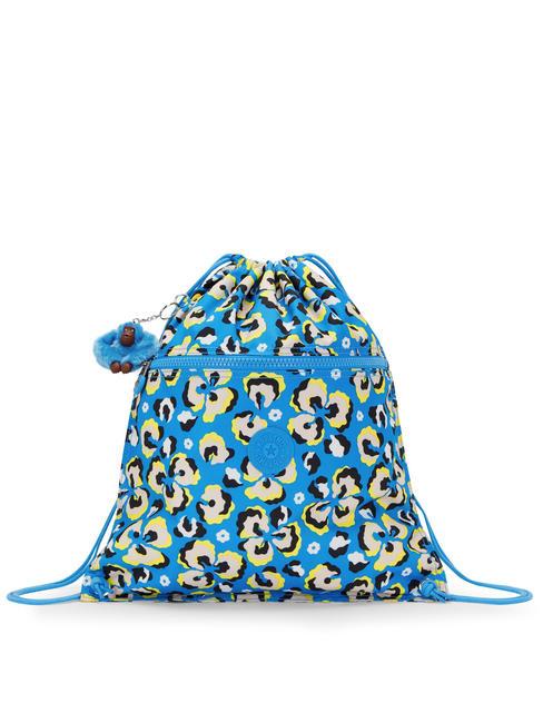 KIPLING SUPERTABOO Sacchetta zaino leopard floral - Zaini Scuola & Tempo Libero