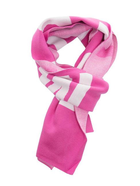 JOHN RICHMOND ZAMIG Sciarpa maxi logo fuxia - Sciarpe