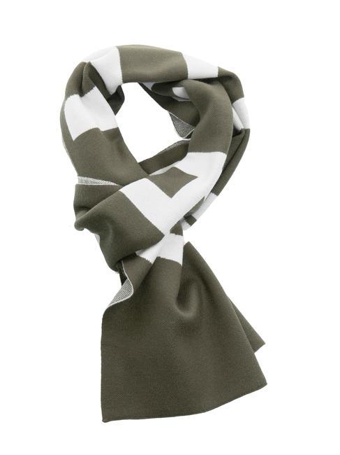 JOHN RICHMOND ZAMIG Sciarpa maxi logo green mil. - Sciarpe