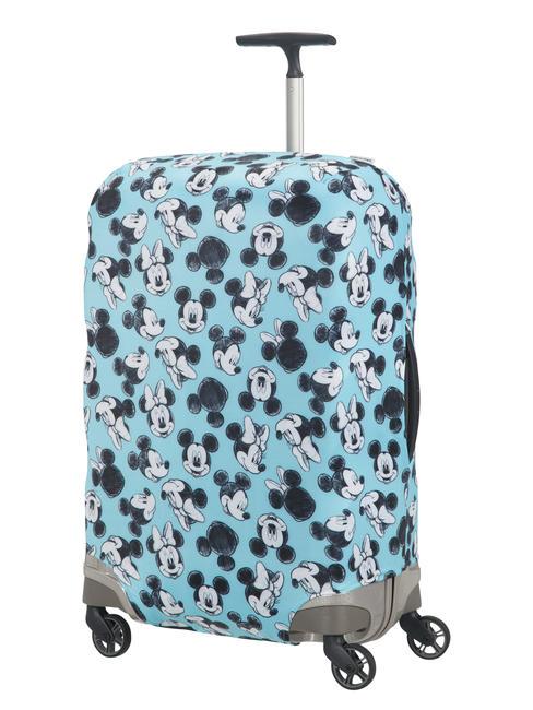 SAMSONITE GLOBAL TA Cover per trolley misura media mickey/minnie blue - Accessori Viaggio