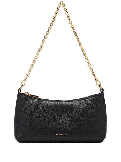 COCCINELLE AURA  Mini Bag a spalla, in pelle Nero - Borse Donna