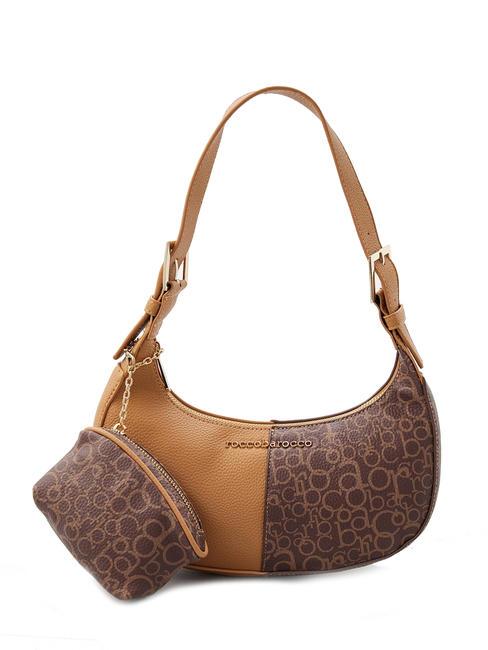 ROCCOBAROCCO AMBRA Borsa a spalla con pouch marrone - Borse Donna