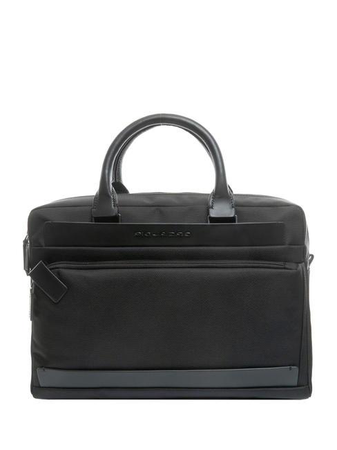 PIQUADRO KLOUT Cartella porta pc 14" nero2 - Cartelle Lavoro