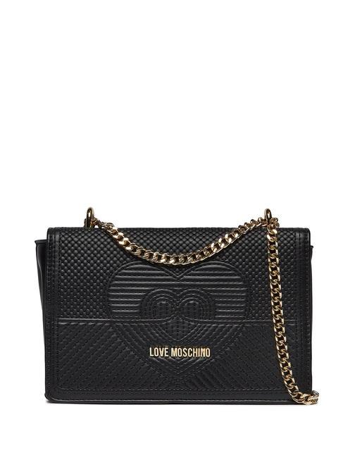 LOVE MOSCHINO QUILTED Borsa convertibile Nero - Borse Donna