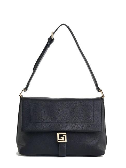 GAUDÌ BRIGITTE Borsa a spalla con flap NERO - Borse Donna