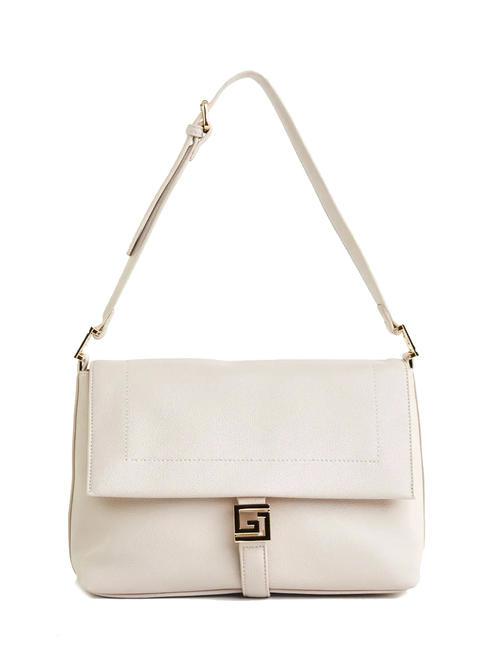 GAUDÌ BRIGITTE Borsa a spalla con flap CREMA - Borse Donna