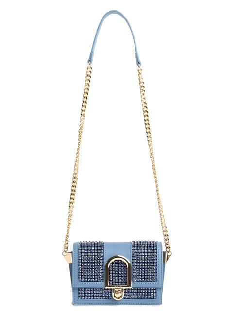 GAUDÌ ELEONORA STRASS Borsa mini a tracolla azul - Borse Donna