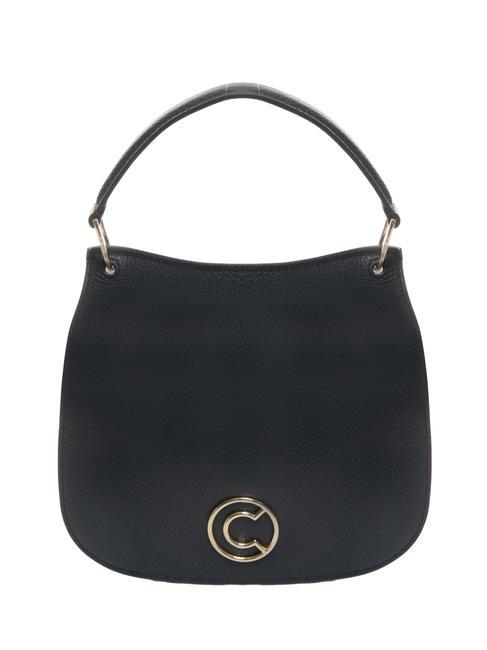 COCCINELLE LEILANI Borsa a mano in pelle con tracolla blu navy - Borse Donna
