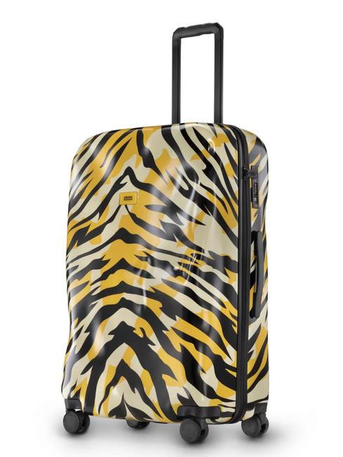 CRASH BAGGAGE ICON PATTERN Trolley misura grande tiger camo - Trolley Rigidi