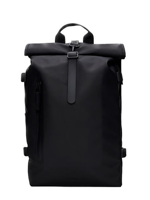 RAINS ROLLTOP RUCKSACK Zaino black - Zaini Scuola & Tempo Libero