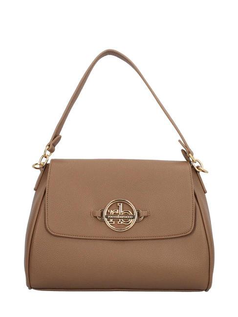 ROCCOBAROCCO PYRITE Borsa a mano con flap taupe - Borse Donna