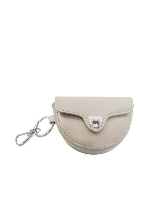 COCCINELLE BEAT OLD SHINY CALF  Portachiavi con astuccio portamonete gelso - Portachiavi