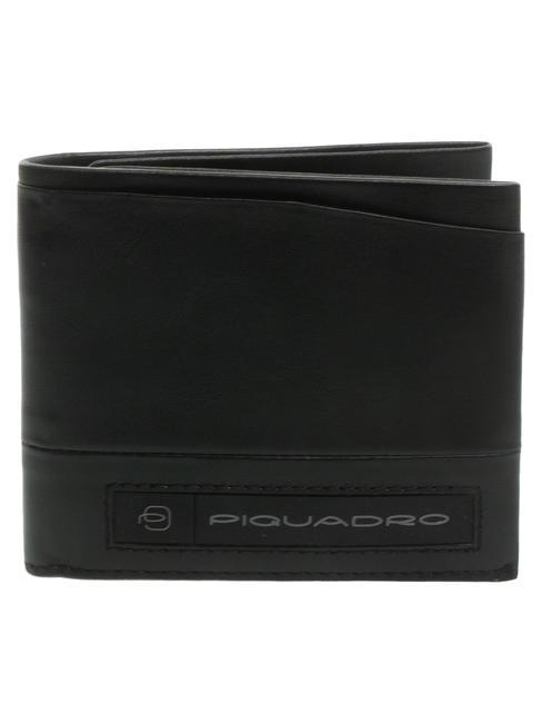 PIQUADRO FEBO Portacard Nero - Portafogli Uomo