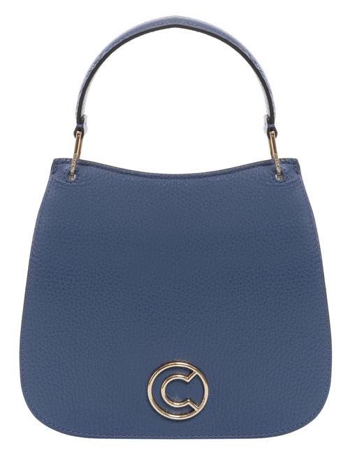 COCCINELLE LEILANI Borsa a mano in pelle con tracolla mirtillo - Borse Donna
