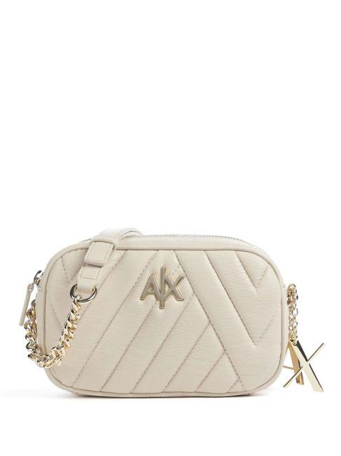 ARMANI EXCHANGE MATELASSE Borsa camera case trapuntata a tracolla dusty ground - Borse Donna