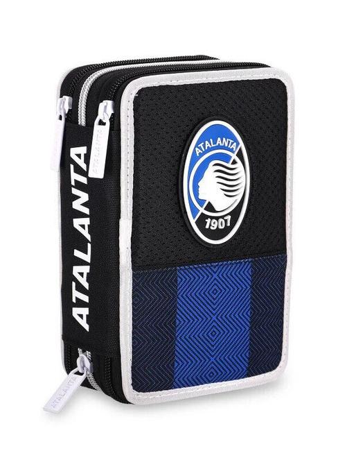 ATALANTA 1907 Astuccio 3 zip con kit scuola Nero - Astucci e Accessori