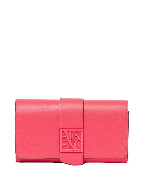 ARMANI EXCHANGE Portafoglio con battente e fascia con fibbia logo  curtain - Portafogli Donna
