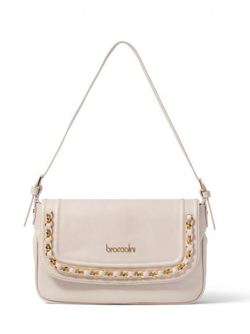 BRACCIALINI NORA Borsa a spalla in pelle cipria - Borse Donna
